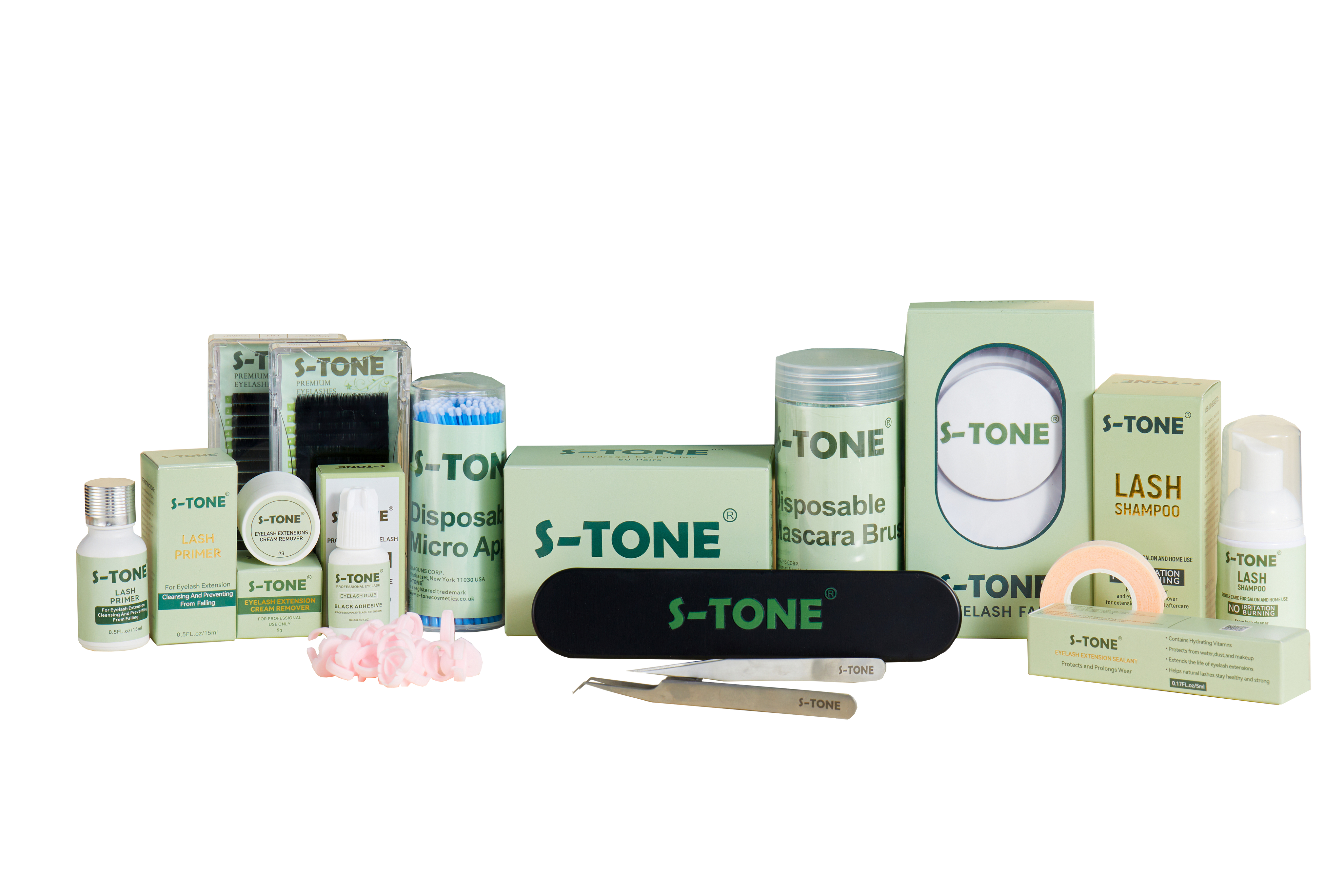 S-Tone Lash extension kit (Hybrid)  - with mannequin head